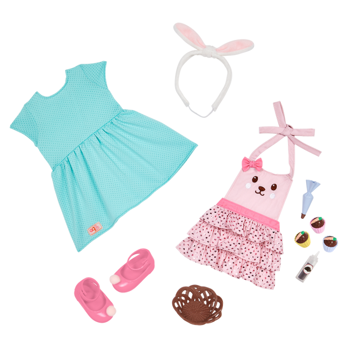 Our Generation Deluxe Outfit - Rabbits & Carrots for 18" Doll