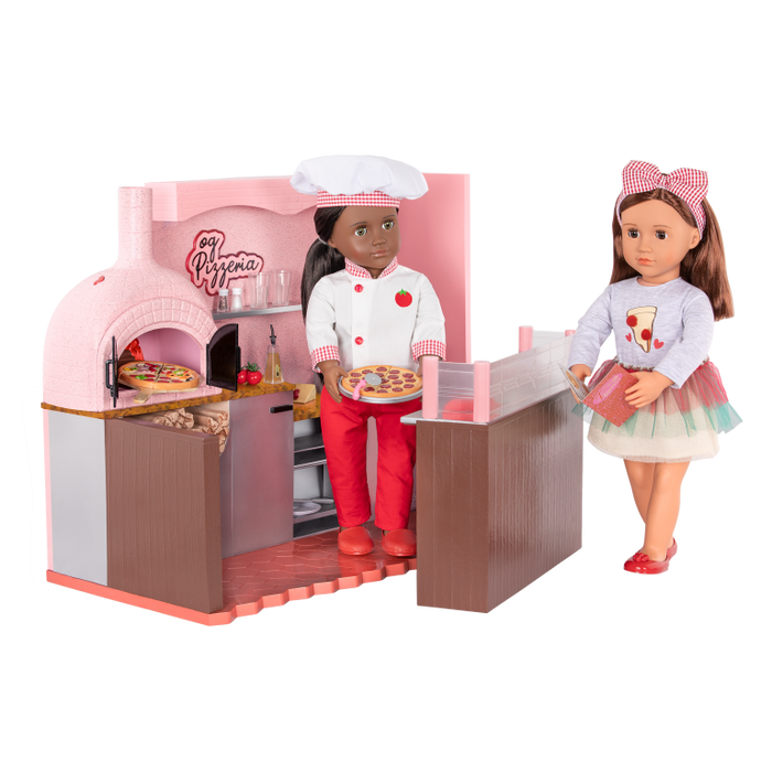 Our Generation Easy Cheesy Pizzeria for 18" Doll