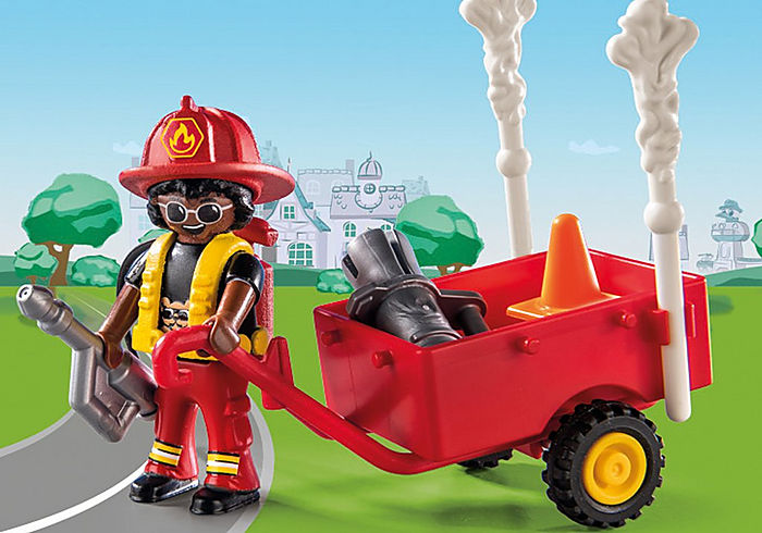 Playmobil Duck On Call - Fire Rescue Action Cat Rescue