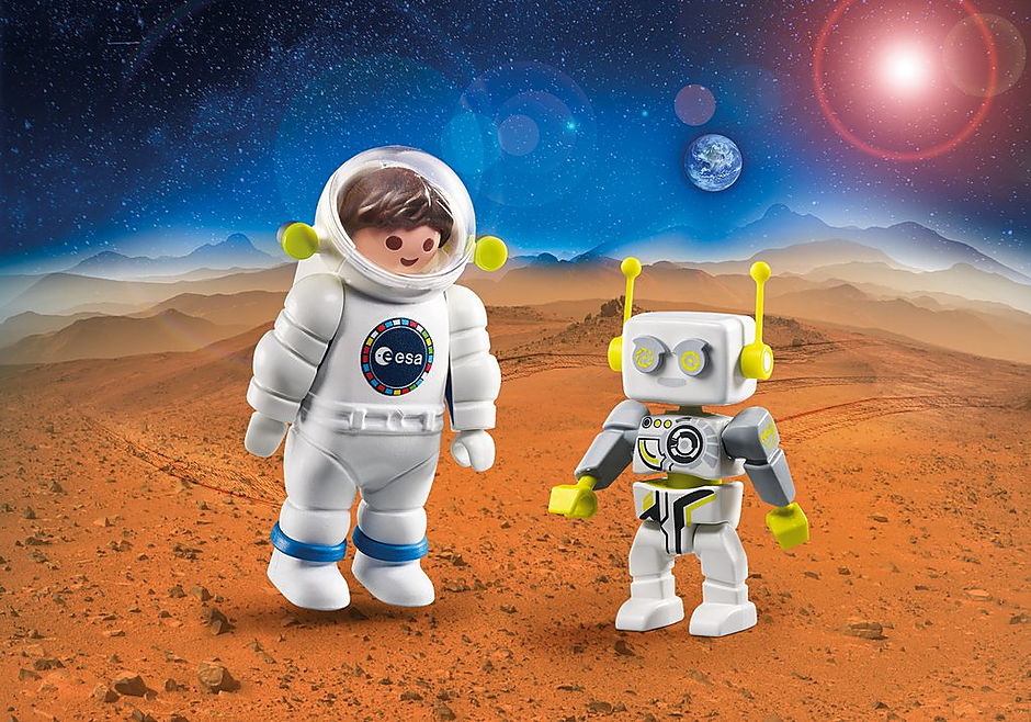 Playmobil Duo Pack ESA astronaut and ROBert