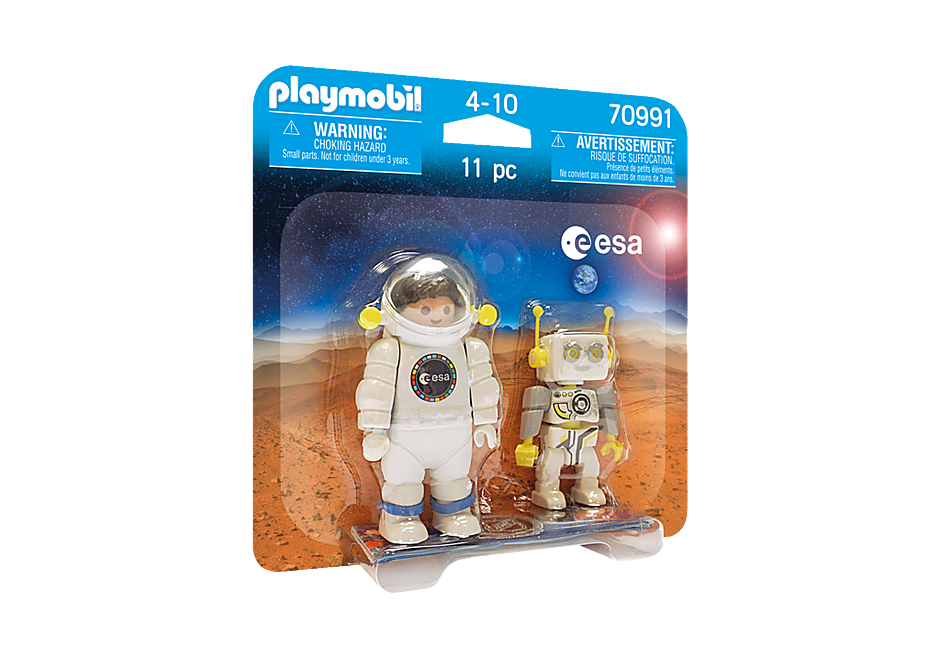Playmobil Duo Pack ESA astronaut and ROBert