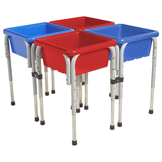 ECR4KIDS 4 Station Square Sand & Water Table