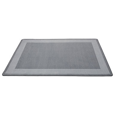 Two-Tone Area Rug 6ft x 9ft Rectangle - Grey