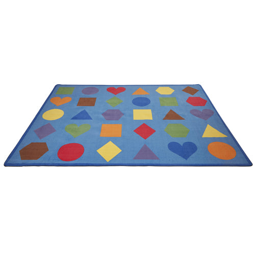 Lots of Shapes Seating Rug - 6ft x 9ft Rectangle