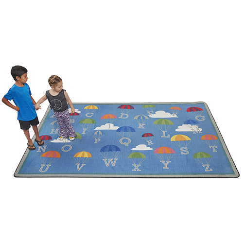 P is for Parachute Activity Rug - 9ft x 12ft Rectangle