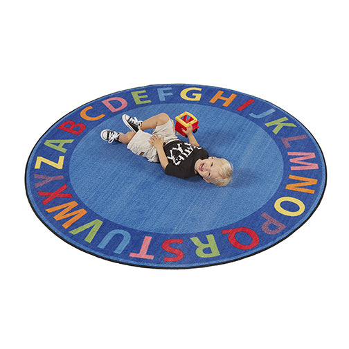A-Z Circle Time Seating Rug - 6ft Round