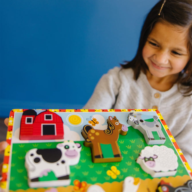 Melissa & Doug Farm Animals Chunky Puzzle