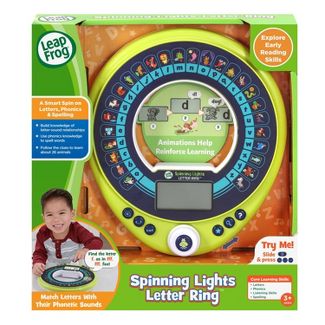 Spinning Lights Letter Ring™