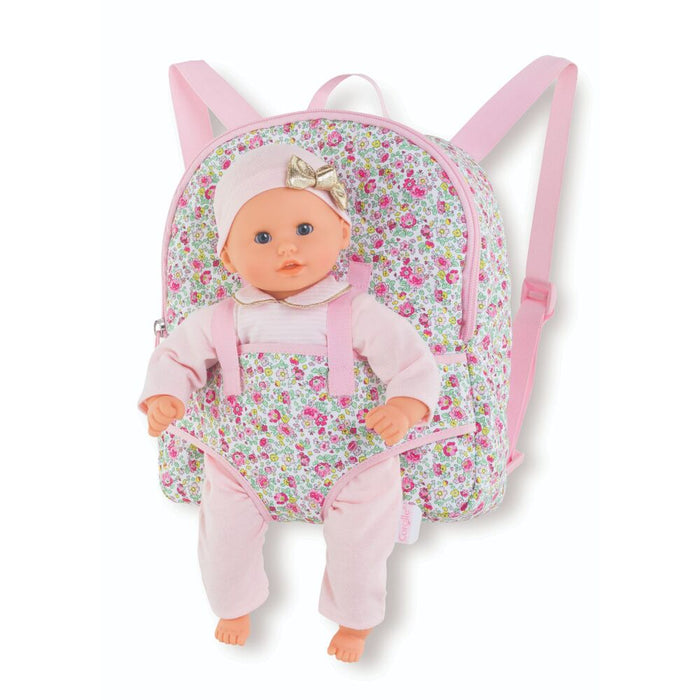 Corolle Baby Doll Carrier Backpack (12" Baby Doll)