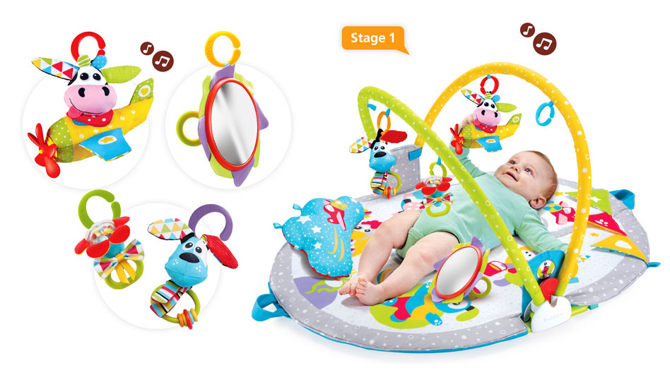 Yookidoo Gymotion Lay to Sit-Up Play
