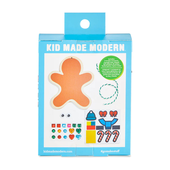 Kid Made Modern DIY Ornament Kits - Gingerbread Man