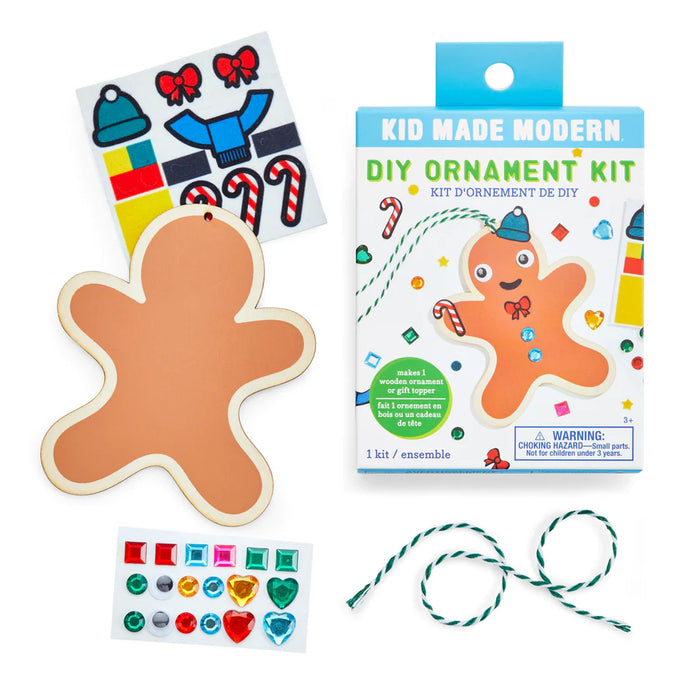 Kid Made Modern DIY Ornament Kits - Gingerbread Man