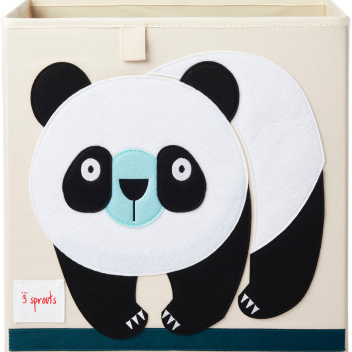 3 Sprouts Storage Box - Panda