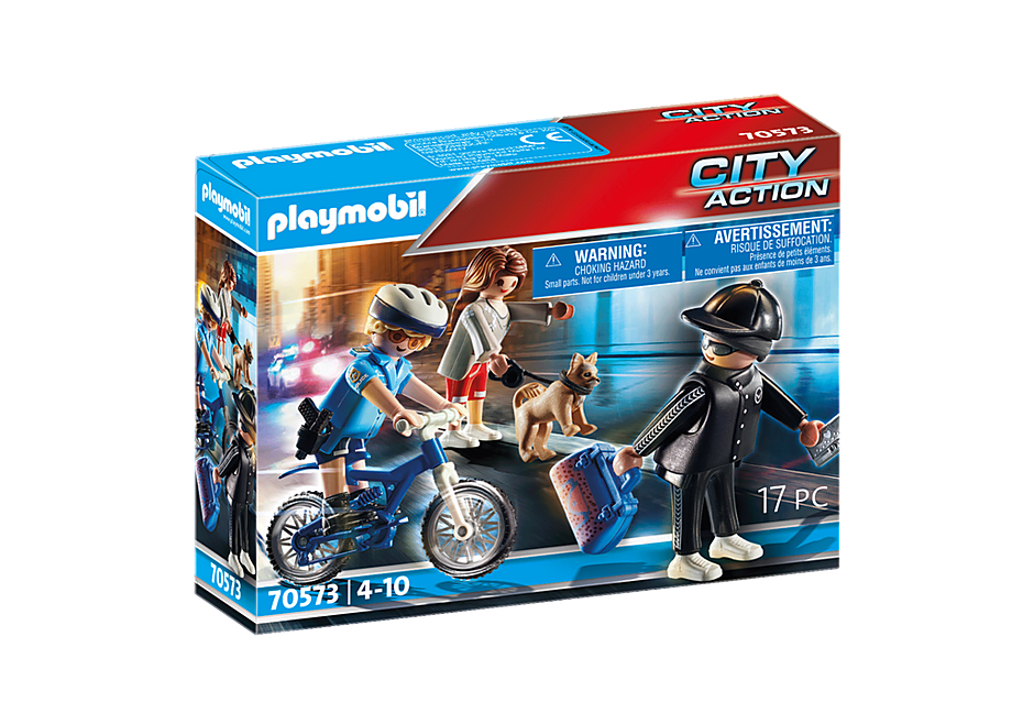 Playmobil Police Bicycle with Thief