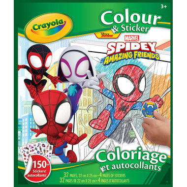 Crayola Spidey & Friends Colour and Sticker