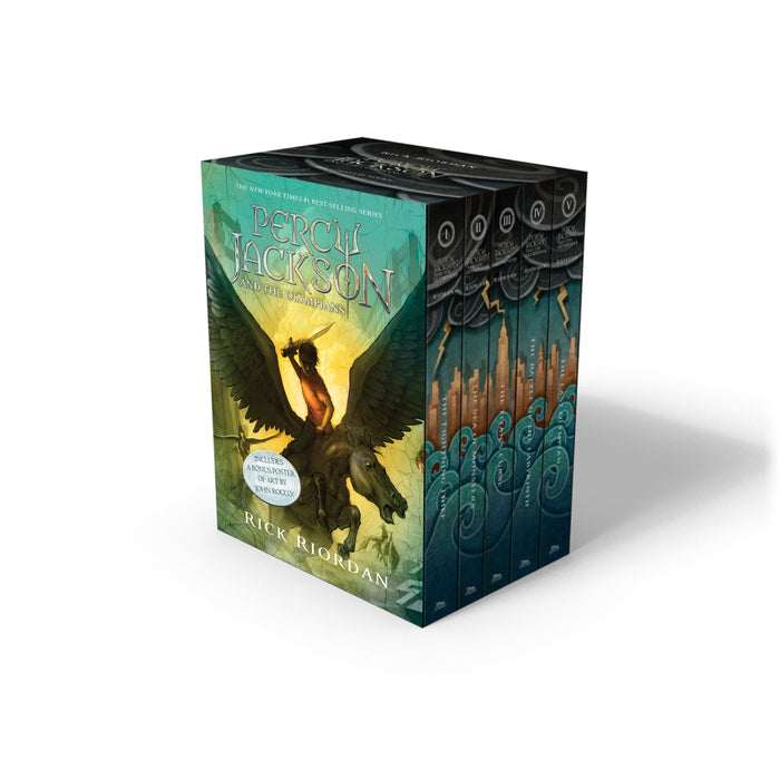 Percy Jackson And The Olympians 5 Book Paperback Boxed Set by Rick Riordan