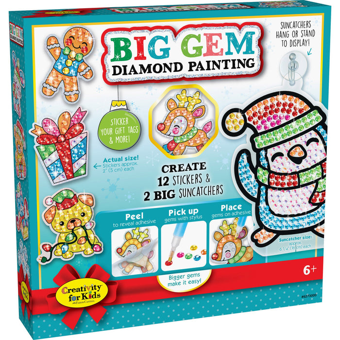 Creativity for Kids Big Gem Diamond Painting – Holiday
