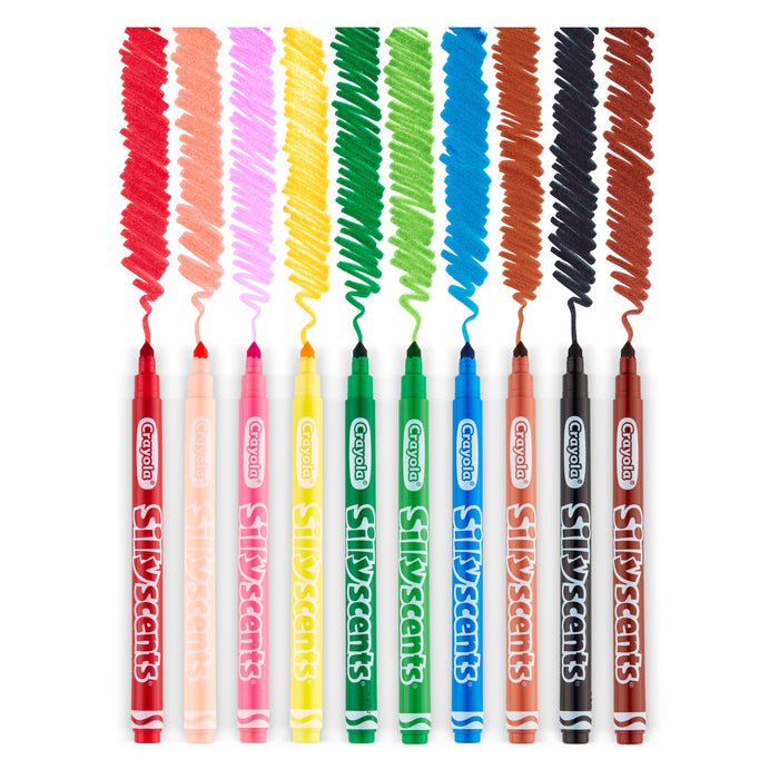 Crayola Slim Silly Scents Smash Up Markers (10 Count)