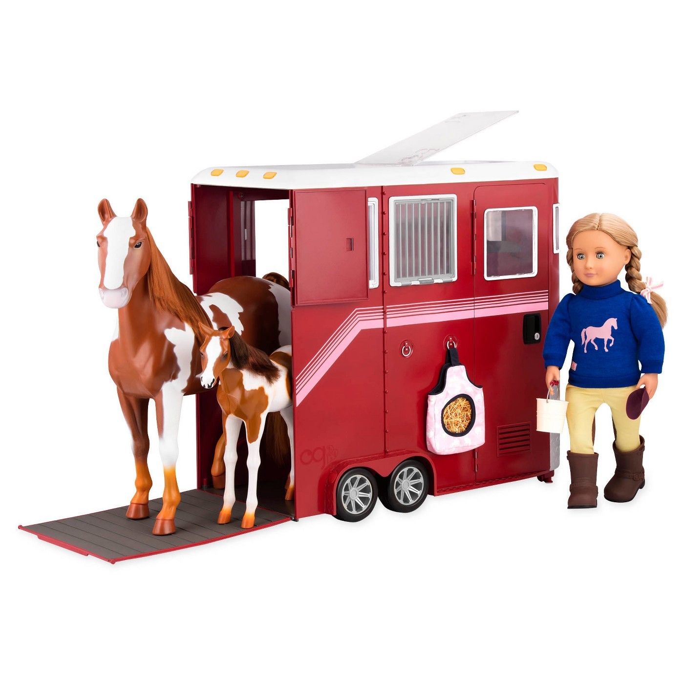 American girl doll store horse trailer