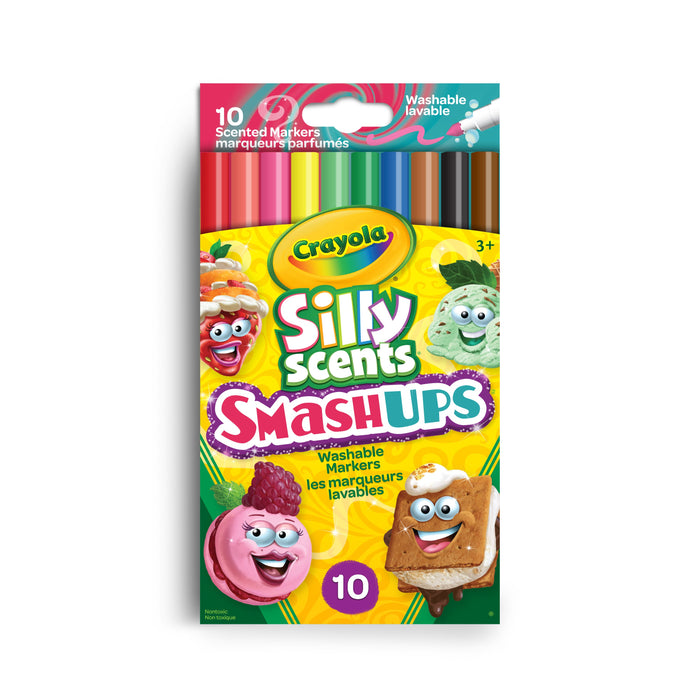 Crayola Silly Scents Smash Ups Mini Twistables Scented Crayons, 24 Per  Pack, 4 Packs